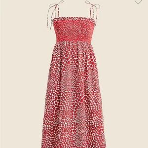J Crew Paloma Strawberry dress